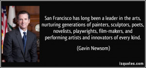 San Francisco has long been a leader in the arts, nurturing ...