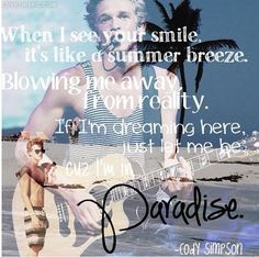 Cody Simpson quotes summer celebrities celebrity smile reality singer ...