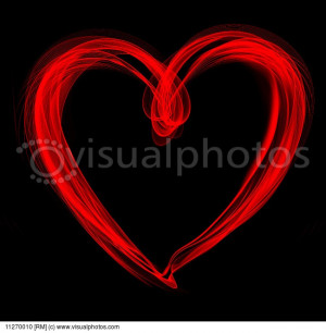 Free Download Light Heart Shape Love Quotes Picture