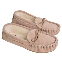 MVF Home >> Clothing & Footwear >> Mens Moccasin Slippers - Beige