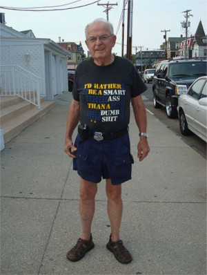 funny pictures of old people- t-shirt I rather be a smart ass than a ...