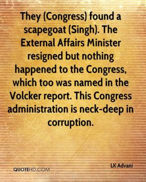 ... report. This Congress administration is neck-deep in corruption
