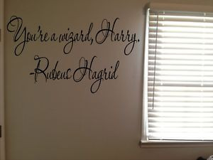 Hagrid-Youre-a-Wizard-Harry-Potter-Movie-Quote-Vinyl-Wall-Decal ...