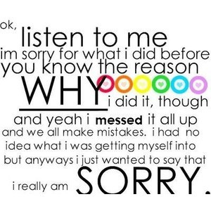 cute im sorry quotes for him under apology quotes