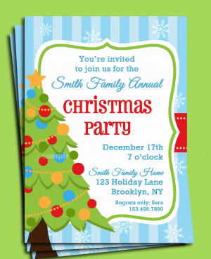 Christmas Party Invitation Quotes. QuotesGram