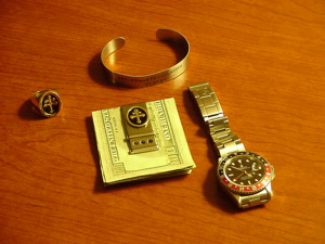 Here is the gold money clip I made for Tom Selleck, along with his ...
