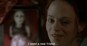 May Movie Angela Bettis Movie gif friends quote lol alone friend gif ...