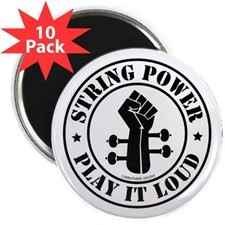 String Power ...Play it loud! Magnets for