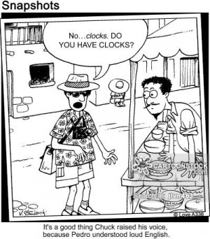 Language Barriers cartoons, Language Barriers cartoon, funny, Language ...