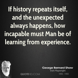 George Bernard Shaw History Quotes