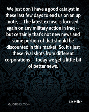 ... Excuse Is Focused Again On Any Military Action In Iraq… - Liz Miller