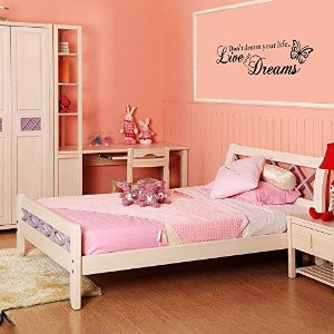 don t dream your life live your dreams wall stickers decals quotes ...