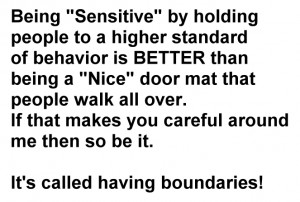 Being Sensitive VS Being A Door Mat ::::: #quotes , #family , #friends ...