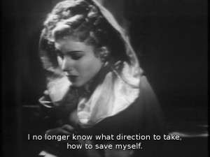 ... what direction to take how to save myself - Le roman de Werther (1938
