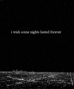 wish some nughts lasted forever