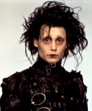 Edward Scissorhands (played by Johnny Depp)