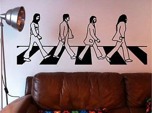 The-Beatles-Abbey-Road-wall-art-quote-sticker-vinyl-lounge-bedroom ...
