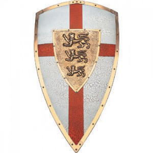 Painted Richard the Lionheart Shield
