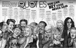ve drawn HS several times for MAD magazine over the years, including ...
