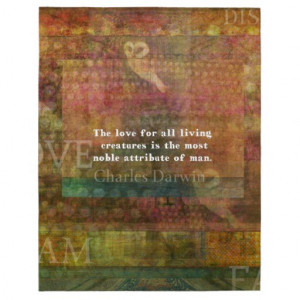 Charles Darwin Quote about animals Jigsaw Puzzle
