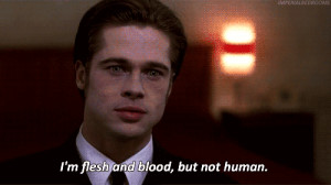 brad pitt vampire gif