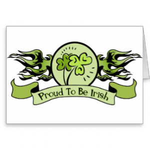 Proud to Be Irish Card