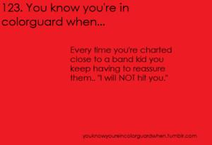 Color Guard Jokes Tagged as: color guard.