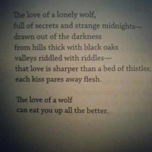 Beautiful. Lonely Wolf.