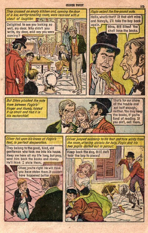 ... Classic’s Illustrated version of Oliver Twist by Charles Dickens