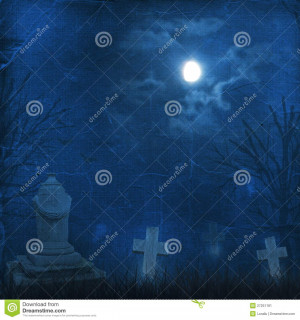 Spooky Halloween Graveyard