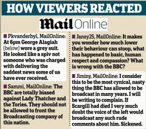 ... Left-wing biased disgrace .¿.¿.¿I want a TV licence refund now