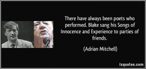 More Adrian Mitchell Quotes