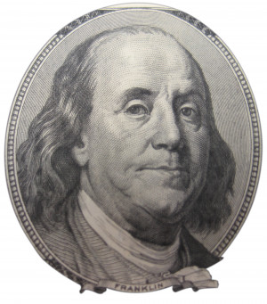 Ben Franklin Smiling