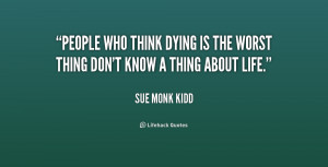 people dying quotes