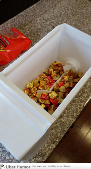 man, I thought this was a better use for my ice maker…frozen candy ...