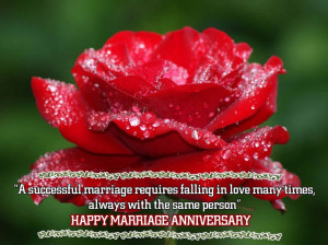 ... Quotes For Anniversary: Happy Anniversary Quotes With Red Rose Flower