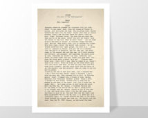 Filmplakat 'Jaws' Zitat. Quint's USS Indianapolis Rede Volltext Skript ...