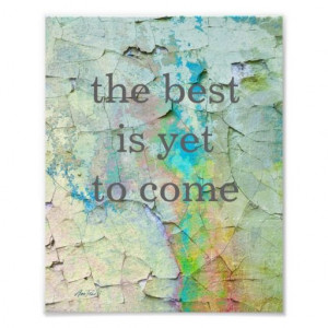 peeling paint poster with quote shabby chic style