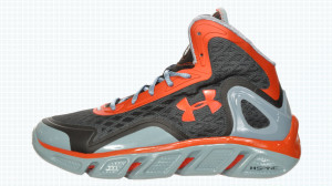 Orange Under Armour Basketball Shoes