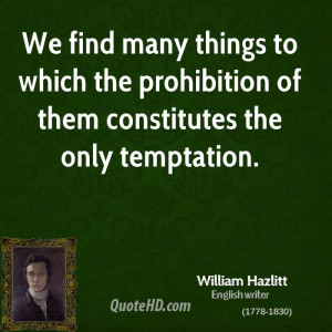 We find many things to which the prohibition of them constitutes the ...