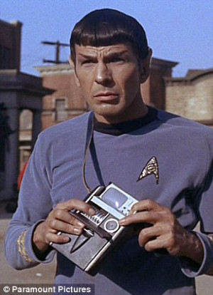 ... Tricorder - a portable sensor featured in the Stark Trek series, right