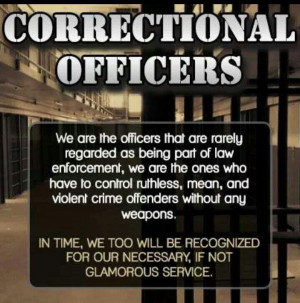 Female Correctional Officer.