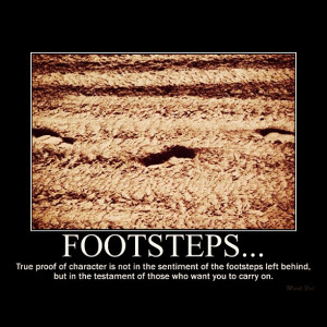 Footsteps #inspiration #remember #quote #life #good – from Instagram
