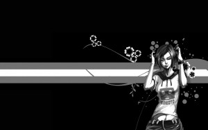 black and white girly wallpapers myspace black and white hot