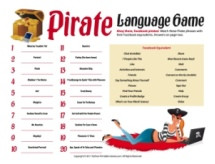 pirate language game here s one hilarious pirate party game for mateys ...