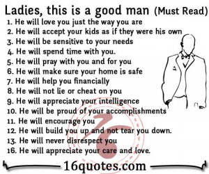 ladies this is a good man 1 he will love you just the way you are