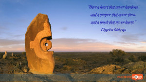 Inspirational Wallpaper Quote by Charles Dickens