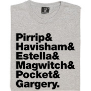 Great Expectations Line-Up T-Shirt. The rag-tag cast of Charles ...