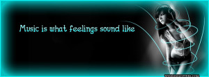 listening to neon blue music : I love music quote timeline cover