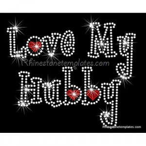 Product Code: Love my Hubby Rhinestone Download
